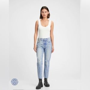 Gap High Rise Cheeky Straight Jeans  size 29/8   NWOT